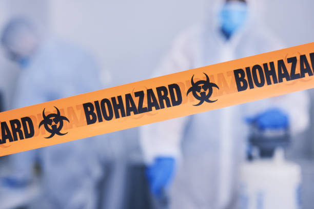 Professional Blood Cleanup technician working in Winterville, NC